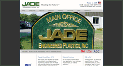 Desktop Screenshot of jadeplastics.com