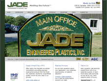 Tablet Screenshot of jadeplastics.com